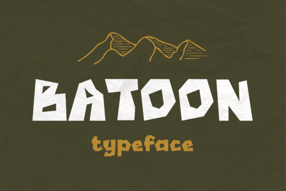 Batoon Typeface: Rugged Branding for Small Businesses