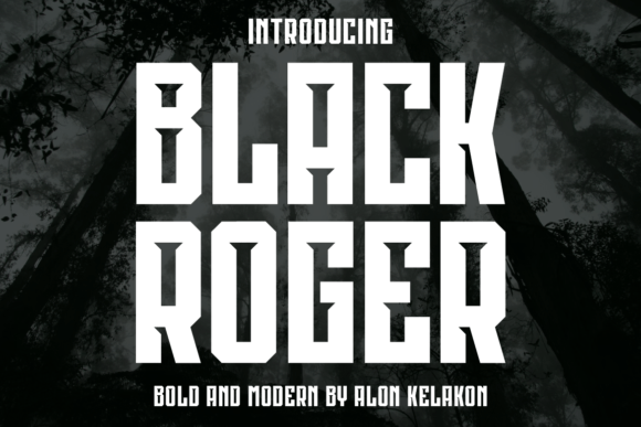 Black Roger: The Bold Serif Typeface for Scroll-Stopping Campaigns