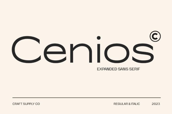 Cenios Typeface Review: A Modern Sans Serif for Fresh Brand Identity