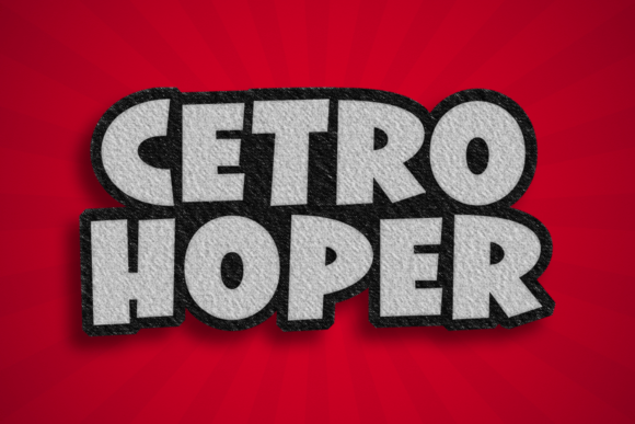Cetro Hoper: The Bold Display Typeface for High-Impact Web Design