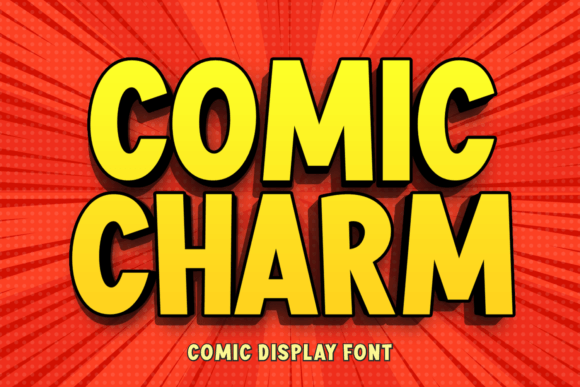 Comic Charm: A Dynamic Typeface for Editorial Impact