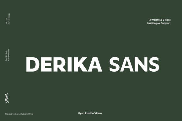 Derika Sans: The Bold Typeface for Scroll-Stopping Campaigns