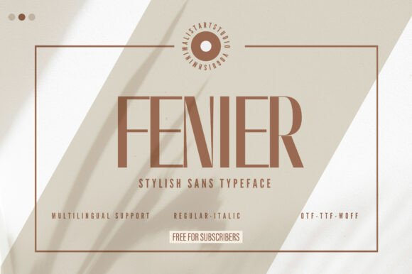 Fenier: The Minimalist Typeface That Elevated My Small Business Brand