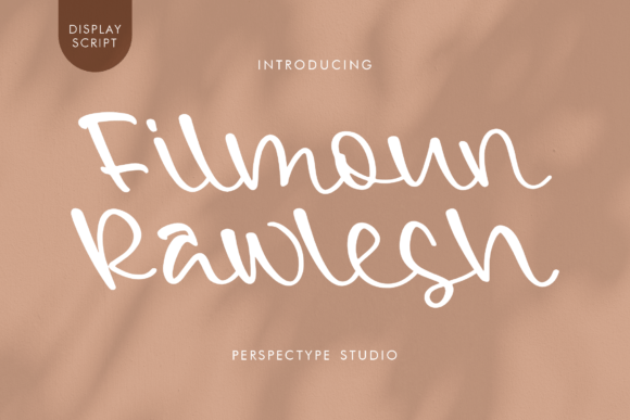Filmoun Rawlesh: A Bold Handwritten Script for Elegant Brand Identity