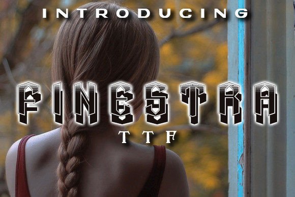 Finestra: A Bold Decorative Typeface for Editorial Design