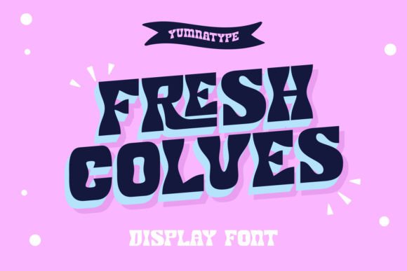 Fresh Colves Typeface: A Bold Display Font for Strong Branding