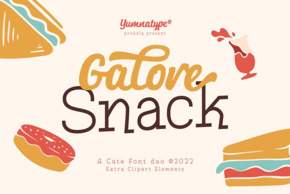 Galore Snack: A Modern Serif for Digital Branding
