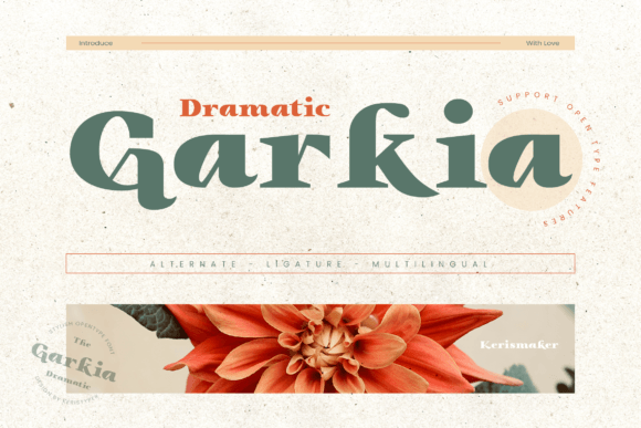 Garkia: The Serif Typeface That Elevates Every Campaign Headline