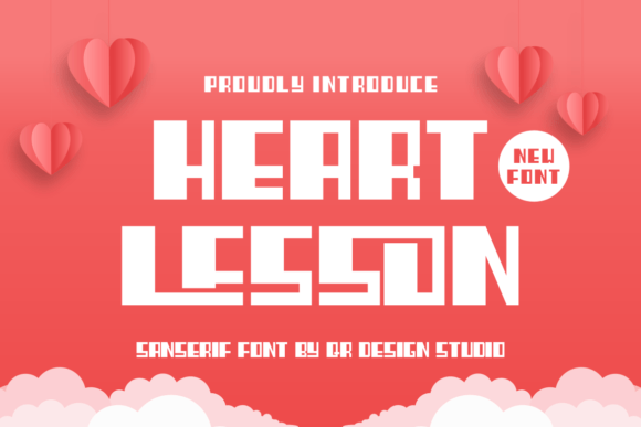 Heart Lesson: The Bold Sans Serif Font for Stronger Brand Identity