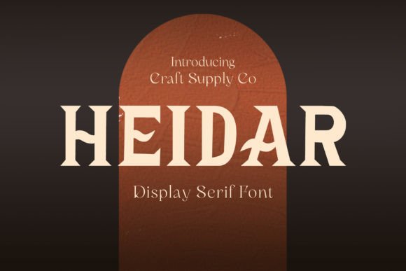 Heidar: The Bold Serif Font for Campaigns That Demand Attention