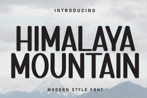 Himalaya Mountain: A Bold Display Typeface for Impactful Web Design