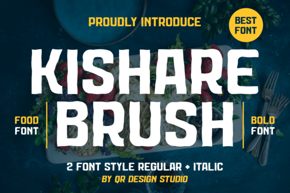 Kishare Brush: The Bold Typeface for Authentic Brand Identity