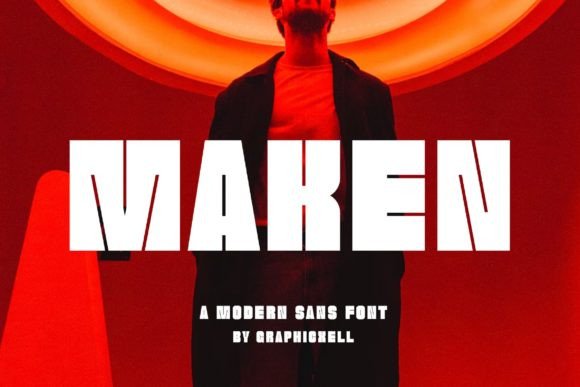 Maken: The Bold Sans Serif Font for Modern Business Branding