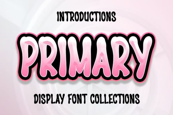 Primary: A Bold Display Typeface for Editorial Impact