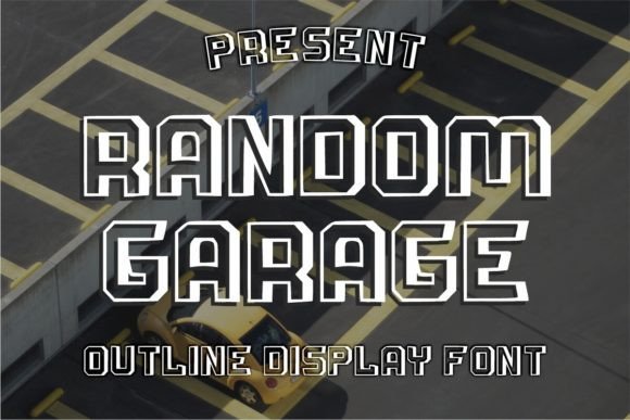 Random Garage Typeface: A Bold Display Font for Modern Web Design