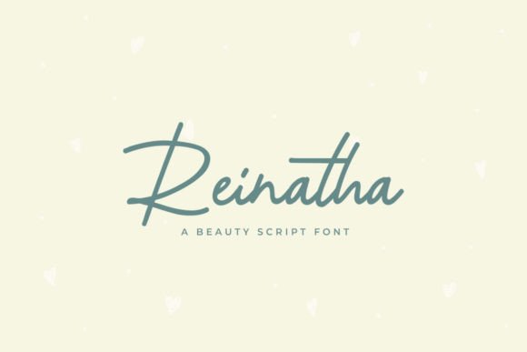 Reinatha: The Bold Script Typeface That Elevates Campaign Visuals