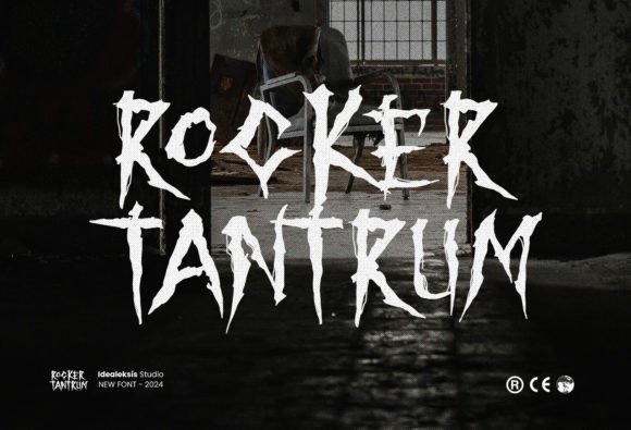 Rocker Tantrum: The Bold Display Font for Edgy Handmade Brands