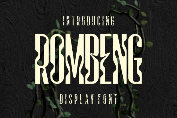 Rombeng: The Bold Serif Typeface for Polished Brand Identity