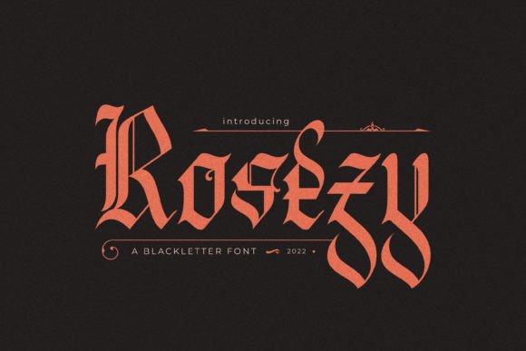 Rosezy Typeface: Adding Authority to Brand Identity Projects