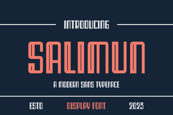 Salimun Typeface: A Bold Serif for Modern Editorial Design