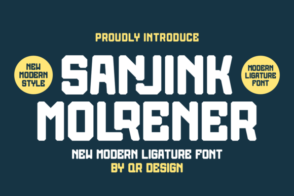 Sanjink Molrener: A Bold Sans Serif for Modern Brand Identity