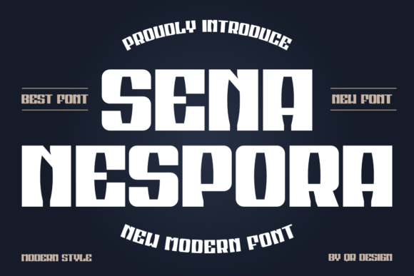 Sena Nespora: The Bold Font That Elevates Small Business Branding