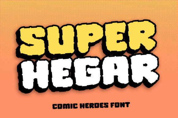 Super Hegar Typeface: A Bold Display Font for Digital Impact