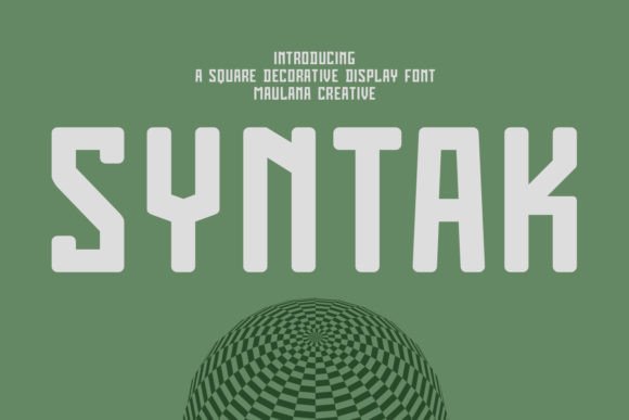 Syntak Typeface: Elevating Editorial Design with Modern Typography