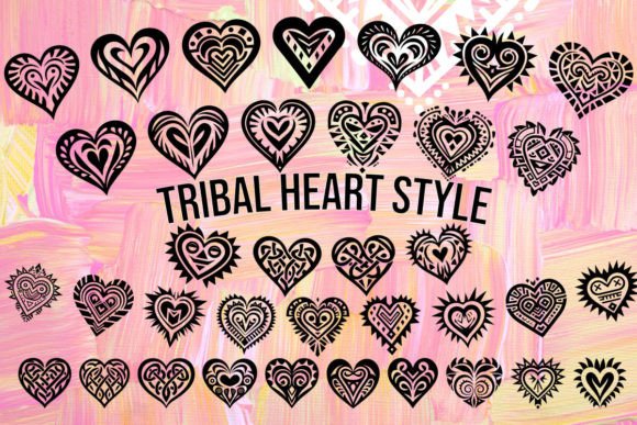 Tribal Heart Style: A Bold Typeface for Digital Branding
