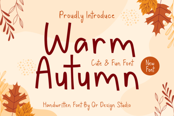 Warm Autumn: A Handwritten Typeface for Authentic Editorial Design