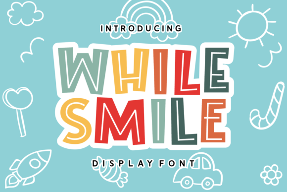 While Smile Typeface Review: A Playful Display Font for Joyful Branding