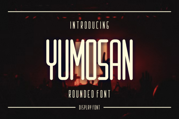 Yumosan: A Bold Sans Serif Typeface for Modern Web Design